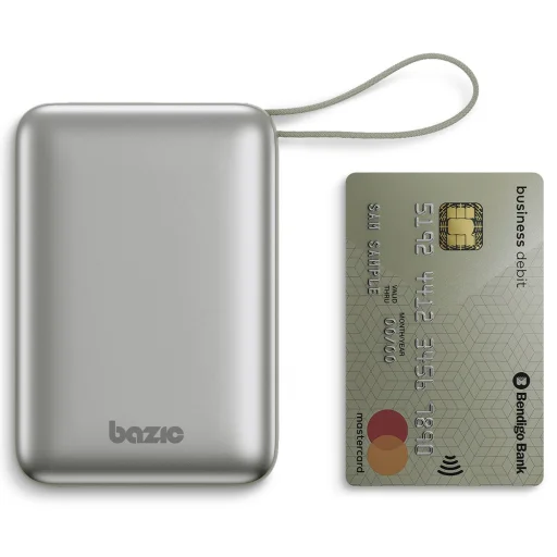 PowerBank 4 az 1-ben Bazic Fusion Mini 20000mAh USB-C/Lightning kábel szürke - 2