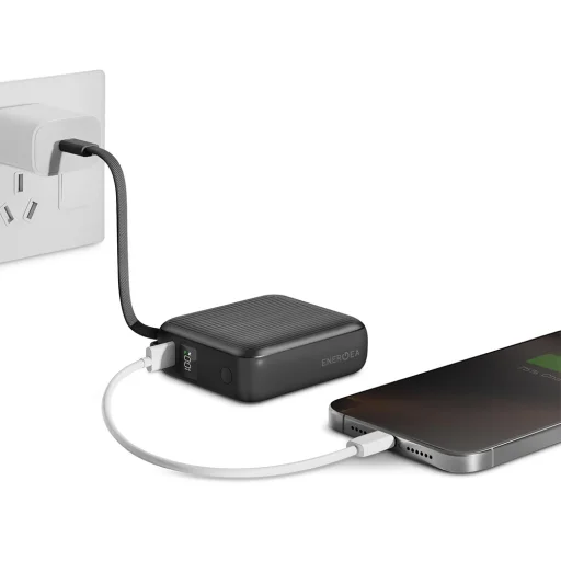 Energea Integra Mini 35 PowerBank 10000mAh USB-C PD35W kábel szürke - 5