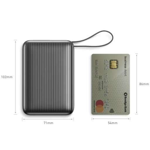 PowerBank Energea Integra Ultra 45 20000mAh USB-C PD45W kábel szürke - 2