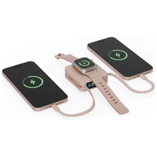 Indukciós PowerBank iPhone Energea MagPac Mini Plus 10000mAh Magsafe rózsaszín - 5