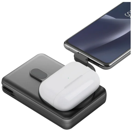 Indukciós Powerbank Energea MagPac Pro Plus 10000mAh Qi2 Magsafe szürke - 6
