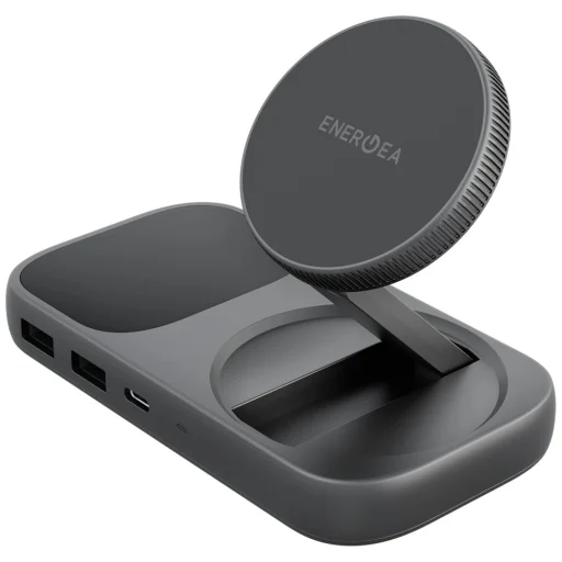 Energea Widock Plus 7in1 USB-C 3.1 Qi2 dokkoló állomás grafit - 1
