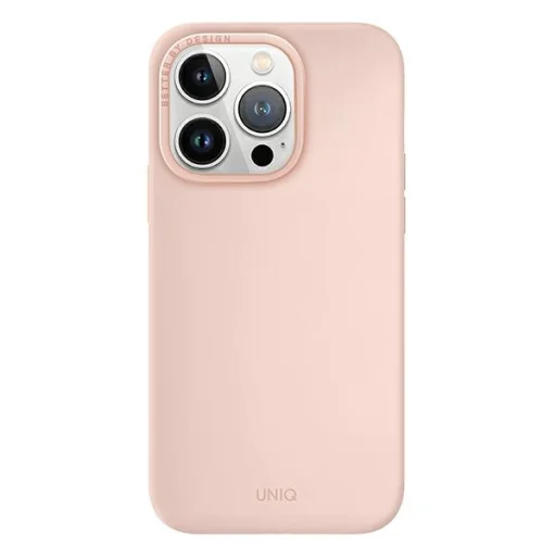 iPhone 14 Pro tok UNIQ Lino Hue tok Magclick Töltés rózsaszín - 2
