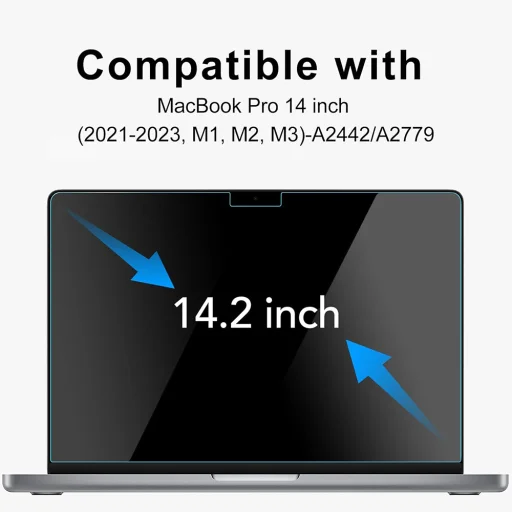 MacBook Pro 14" 2023 Clear Techsuit VisionProX Kékfény Szűrő - 6