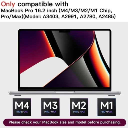 MacBook Pro 16" 2024 Techsuit VisionProX Anti-Blue Light Matte Clear - 6