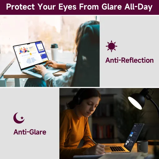 MacBook Pro 16" 2024 Techsuit VisionProX Anti-Blue Light Matte Clear - 7