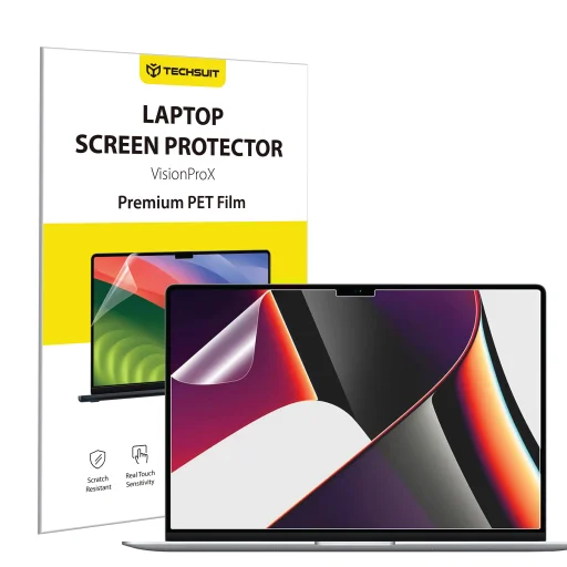 MacBook Pro 16" 2024 Techsuit VisionProX Anti-Blue Light Matte Clear - 1
