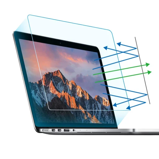 Laptop 15.6" 16:9 (345 x 194mm) - Clear Techsuit VisionProX Anti-Blue Light - 2