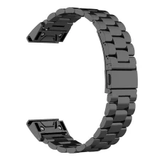 Garmin Fenix 3/3 HR/5X/5X Plus/6X/6X Pro/7X/7X Pro Solar Techsuit - Watchband QuickFit 26mm (W010) - Fekete