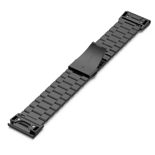 Garmin Fenix 3/3 HR/5X/5X Plus/6X/6X Pro/7X/7X Pro Solar Techsuit - Watchband QuickFit 26mm (W010) - Fekete - 4