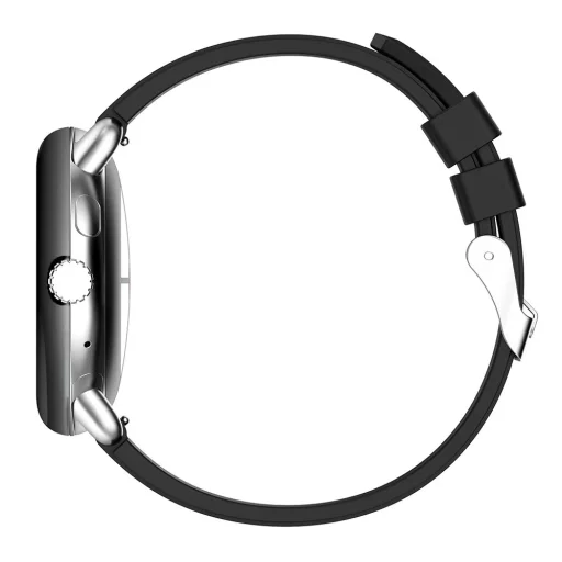  Techsuit - 20 mm-es óraszíj (W026) - Samsung Galaxy Watch 4/5/Active 2, Huawei Watch GT 3 (42mm)/GT 3 Pro (43mm) - Fekete - 6