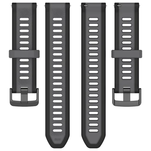  Techsuit - 22 mm-es óraszíj (W053) - Huawei Watch GT 2 (46 mm)/GT 2 Pro/GT 3 Pro (46 mm)/Ultimate, Xiaomi Watch S1 - Fehér - 5