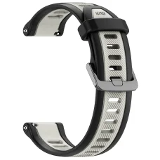 Huawei Watch GT 4 (41mm)/W1/Honor Watch S1/Garmin Venu 2S/Vivoactive 4S Szürke Techsuit - Watchband 18mm (W053)