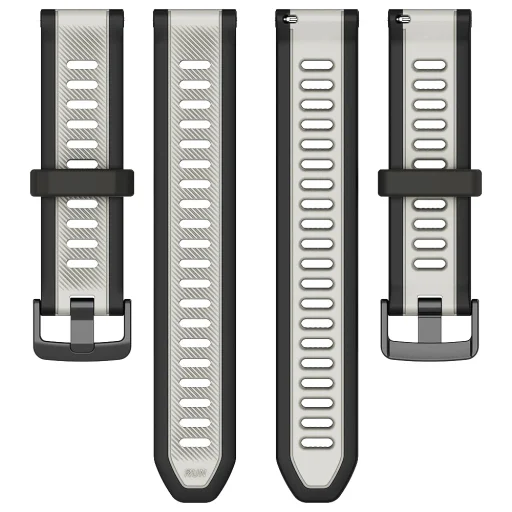 Huawei Watch GT 4 (41mm)/W1/Honor Watch S1/Garmin Venu 2S/Vivoactive 4S Szürke Techsuit - Watchband 18mm (W053) - 5