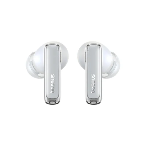 Baseus Bowie M2s Ultra TWS Vezeték Nélküli Fülhallgató Interaktív Kijelzővel - Fehér - 4