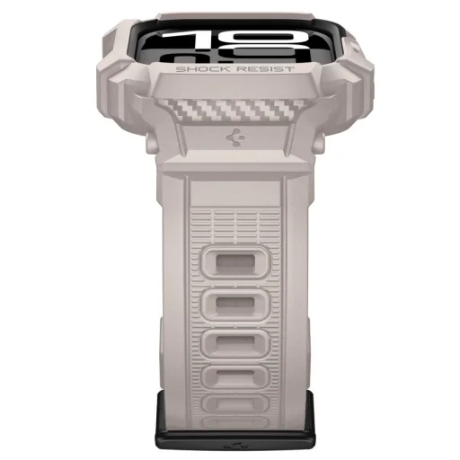 Apple Watch 10/11 42 mm Spigen Rugged Armor Pro V2 Dune Bézs tok - 6