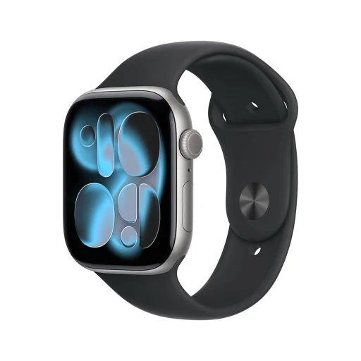 Apple Watch S11 GPS 42mm Space Grey Aluminium Case with Black Sport Band - S/M - 1