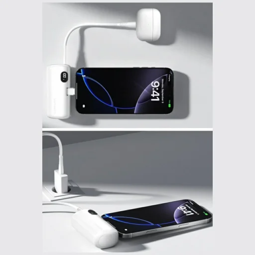 Powerbank 4smarts PicoFold 5000mAh 22.5W fehér - 3