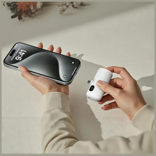 Powerbank 4smarts PicoFold 5000mAh 22.5W fehér - 4