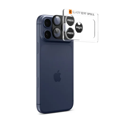 iPhone 17 Pro Spigen Optik Pro XL Glas.tr ”EZ Fit” kamera védőfólia fekete - 2