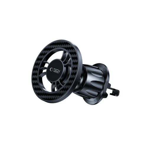 N56 Tech-Protect Mágneses Magsafe szellőző autós tartó Karbon Fekete - 3