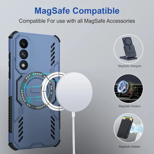 Xiaomi 15T Pro Techsuit ArmorMag tok - Kék - 3