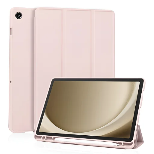 Samsung Galaxy Tab A11 Plus / A9 Plus Pink Techsuit - Flex Trifold (Pencil Holderrel) tok - 1