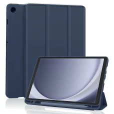 Samsung Galaxy Tab A9 Sötétkék Techsuit - Flex Trifold (Pencil Holder-rel) tok