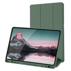 Samsung Galaxy Tab S6 Lite (2020/2022/2024) Techsuit - Flex Trifold (tolltartóval) - Zöld. tok