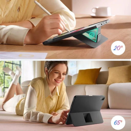 iPad Air 4 (2020) / Air 5 (2022) / Air 11 (2024) / Air 11 (2025) Sötétszürke ESR Flex billentyűzet tok - 7