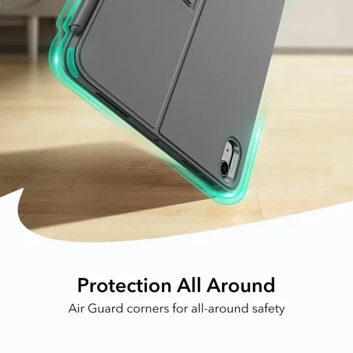 iPad Air 4 (2020) / Air 5 (2022) / Air 11 (2024) / Air 11 (2025) Sötétszürke ESR Flex billentyűzet tok - 5