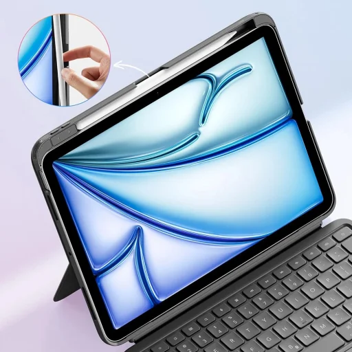 iPad Air 4 (2020) / Air 5 (2022) / Air 11 (2024) / Air 11 (2025) Sötétszürke ESR Flex billentyűzet tok - 6