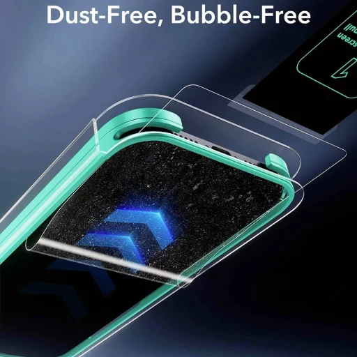 iPhone 17 Pro Max ESR Armorite Screen Protector UltraFit (2 db) - Átlátszó üvegfólia - 11