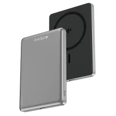 Dviced Qi2 Ultrathin MagSafe Power bank 5000mAh - Black/Grey