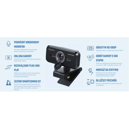 Creative Sync 1080p V2 Webcam black - 15