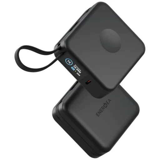 Indukciós PowerBank Energea MagPac Mini Plus 10000mAh Magsafe fekete - 4