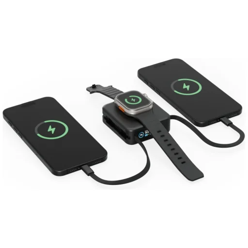 Indukciós PowerBank Energea MagPac Mini Plus 10000mAh Magsafe fekete - 5