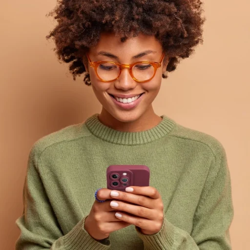 Roar Luna tok iPhone 15 Pro-hoz - Piros - 10