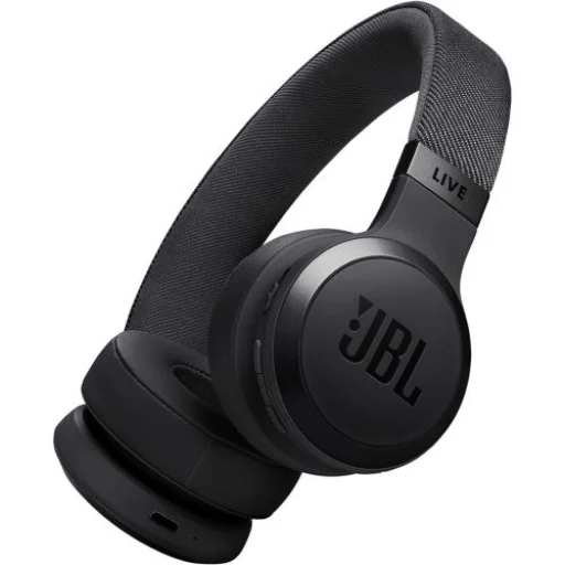 JBL Live 670NC Bluetooth Vezeték nélküli On-Ear Fejhallgatók Fekete EU - 1