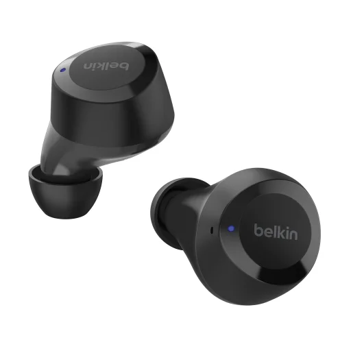 Belkin SOUNDFORM BoltTrue Wireless Earbuds - Black - 1