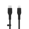 Belkin BOOST CHARGE Flex Silicone cable USB-C to Lightning - 3M - Black thumbnail