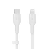 Belkin BOOST CHARGE Flex Silicone cable USB-C to Lightning - 2M - White thumbnail