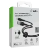Belkin BOOST CHARGE PRO Flex USB-A to LTG, Braided Silicone Cable - 3M - Black thumbnail