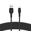 Belkin BOOST CHARGE PRO Flex USB-A to LTG, Braided Silicone Cable - 3M - Black thumbnail