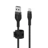 Belkin BOOST CHARGE PRO Flex USB-A to LTG, Braided Silicone Cable - 3M - Black thumbnail