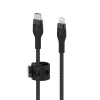 Belkin BOOST CHARGE PRO Flex USB-C to LTG, Braided Silicone Cable - 3M - Black thumbnail
