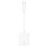 Belkin ROCKSTAR Dual USB-C Audio + Charge Adapter - White thumbnail