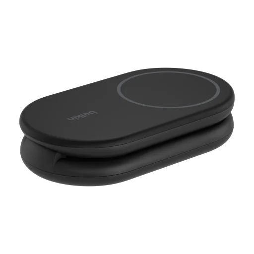 Belkin BOOSTCHARGE Qi2 15w Magnetic 2in1 Stand - fekete töltőállomás - 4