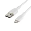 Belkin BOOST CHARGE USB-A to Lightning Cable, PVC - 3M - White thumbnail