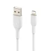 Belkin BOOST CHARGE USB-A to Lightning Cable, PVC - 3M - White thumbnail